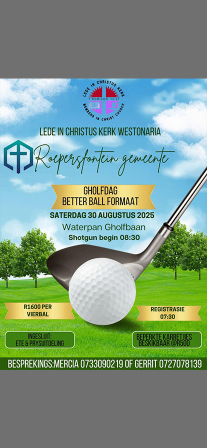 Roepersfontein Gemeente Gholfdag