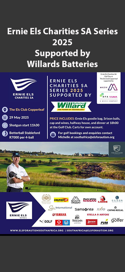 Ernie Els Charities SA Series 2025 Copperleaf golf estate