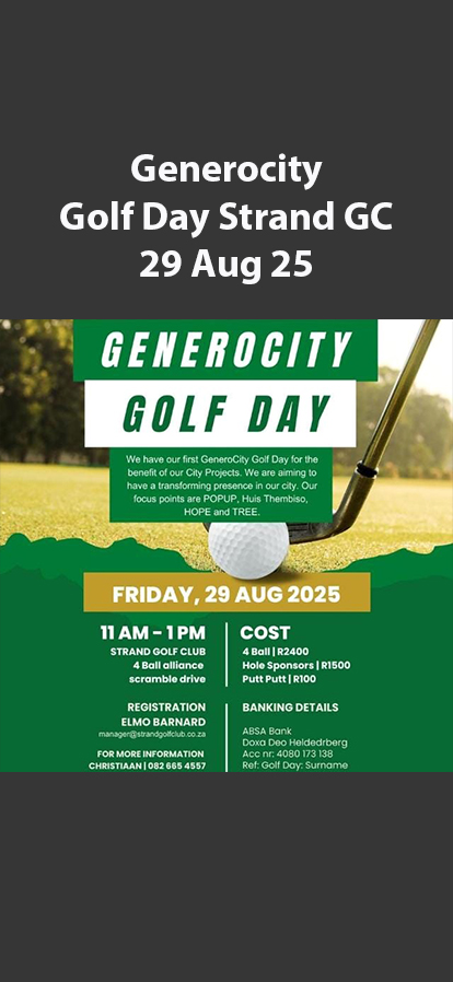 Generocity Golf Day Strand GC 29 Aug 25