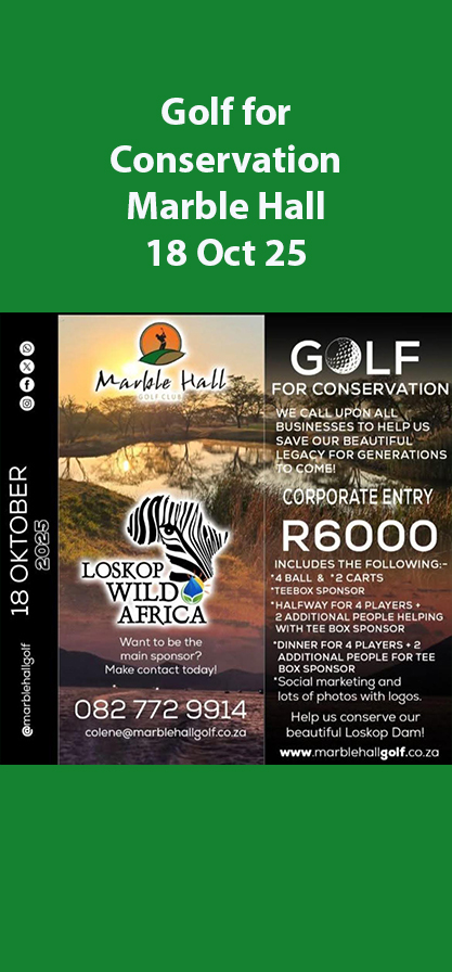 Golf for Conservation Marble Hall 18 Oct 25