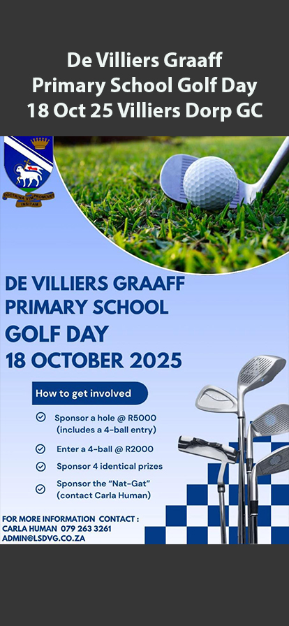 De Villiers Graaff Primary School Golf Day