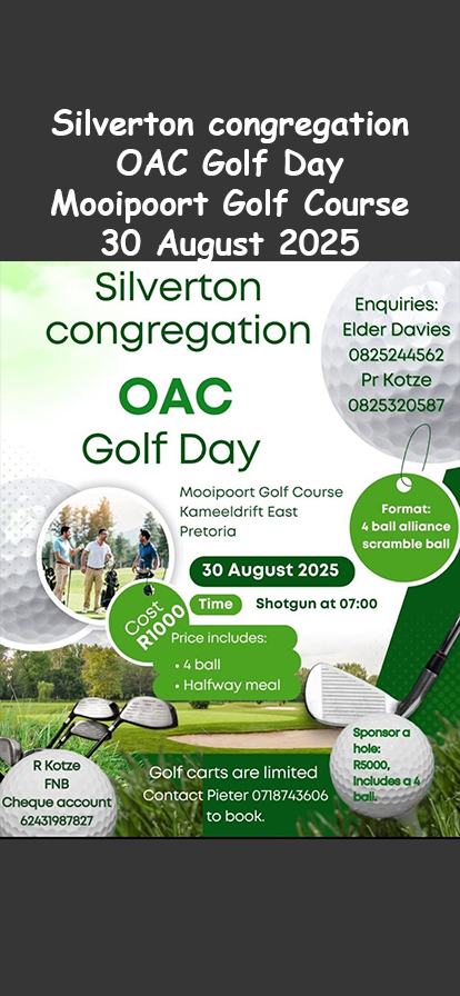 Silverton congregationOAC Golf Day 30 August 2025