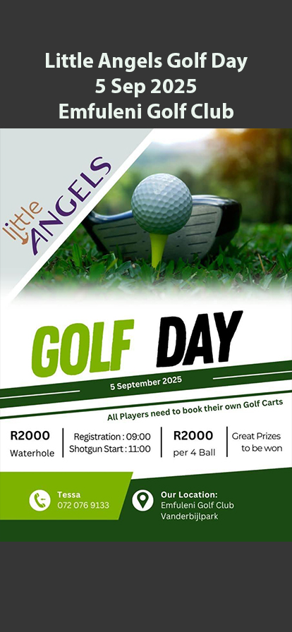 Little Angels Golf Day 5 Sep 2025 Emfuleni Golf Club