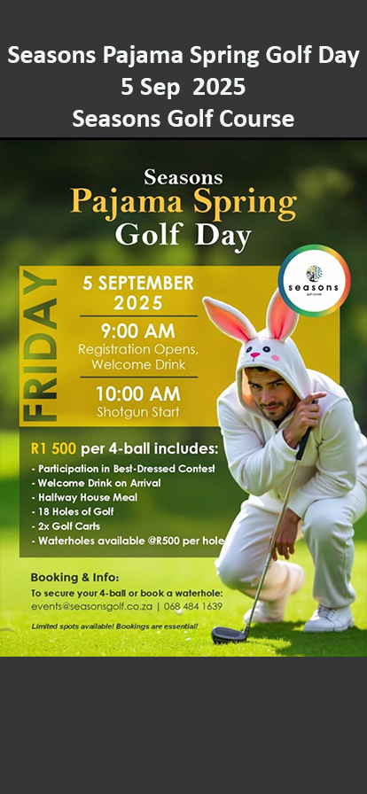 Seasons Pajama Spring Golf Day 5 Sep 2025 Seasons Golf course