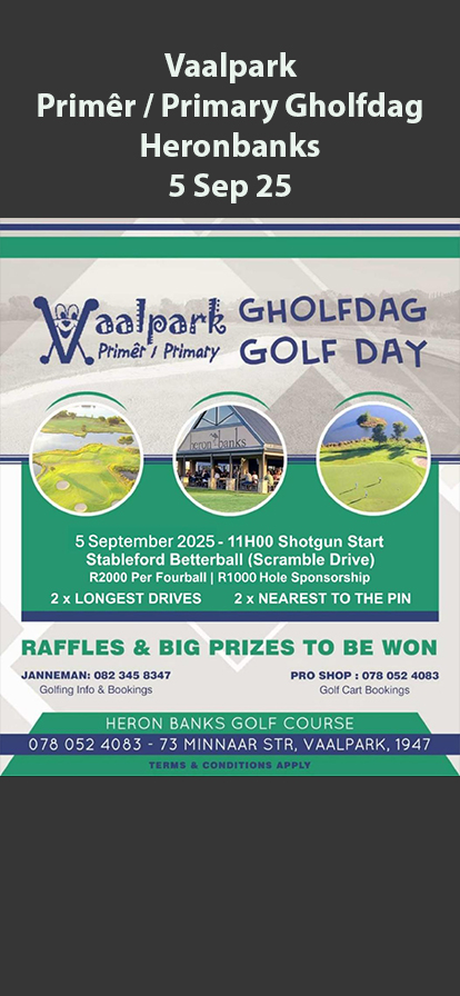 Vaalpark Primêr / Primary Gholfdag Heronbanks 5 Sep 25