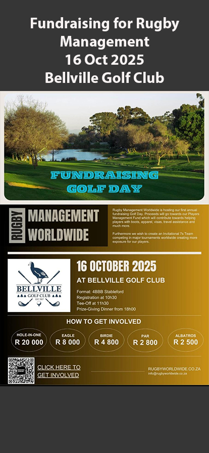 Fundraising for Rugby Management 16 Oct Bellville