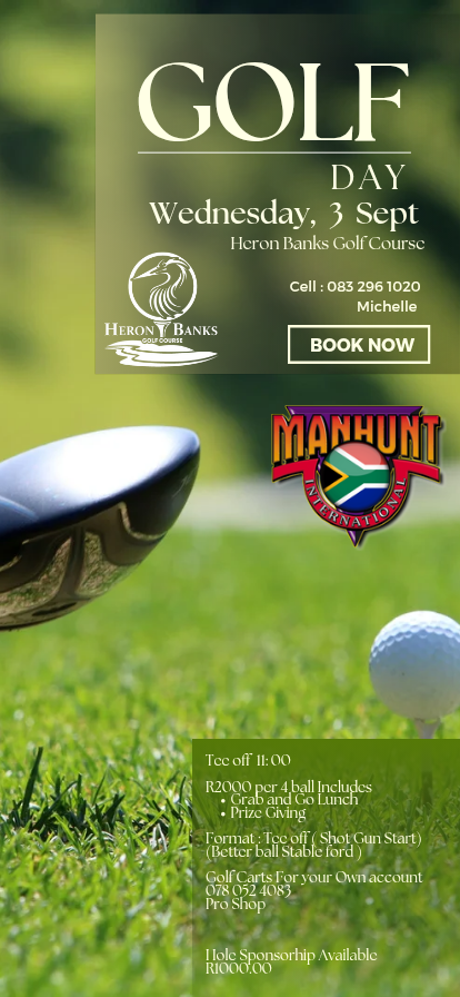 Manhunt International South Africa Golf Day