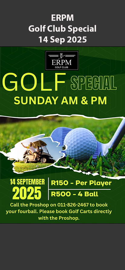ERPM Golf Club Special 14 Sep 2025