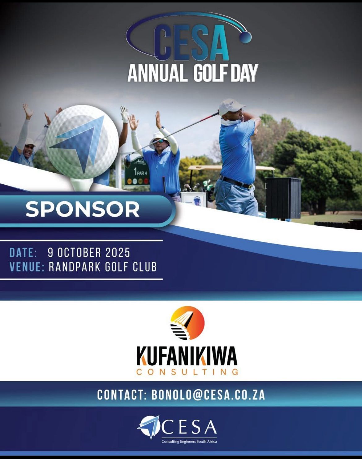 CESA ANNUAL GOLF DAY 9 Oct 2025 Randpark Golf Club