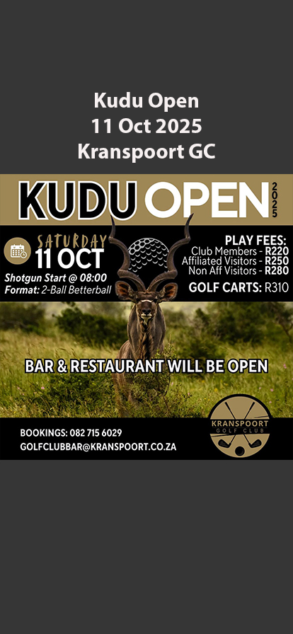 Kudu Open 11 Oct 2025 Kranspoort GC