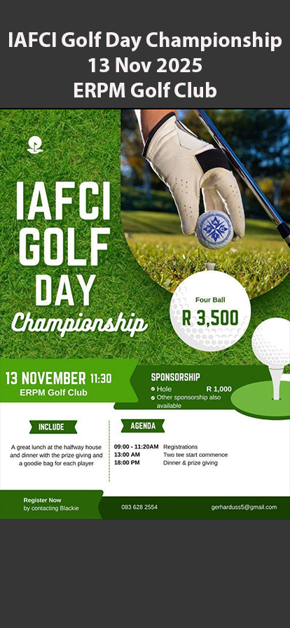 IAFCI Golf Day Championship 13 Nov 2025 ERPM Golf Club