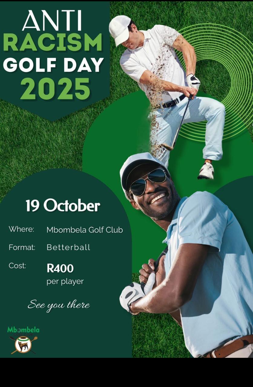 Anti Racism Golf Day 19 Oct 2025 Mbombela Golf Club