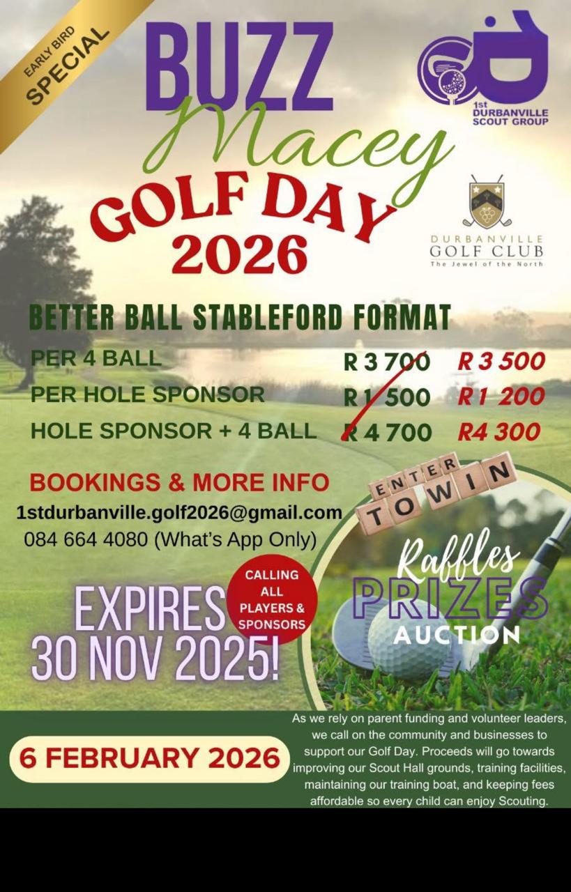 BUZZ Macey Goof Day Durbanville Golf 6 Feb 2026 Club