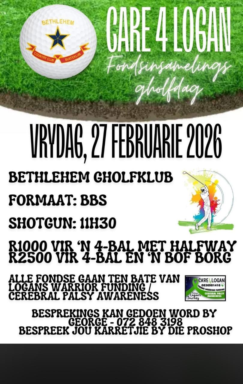 Care 4 Logan 27 Feb 2026 Bethlehem Golf Club