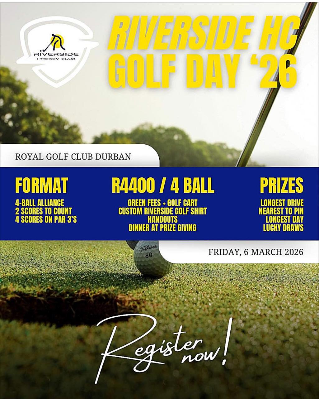 Riverside HC Golf Day 6 March 2026 Royal Golf Club Durban