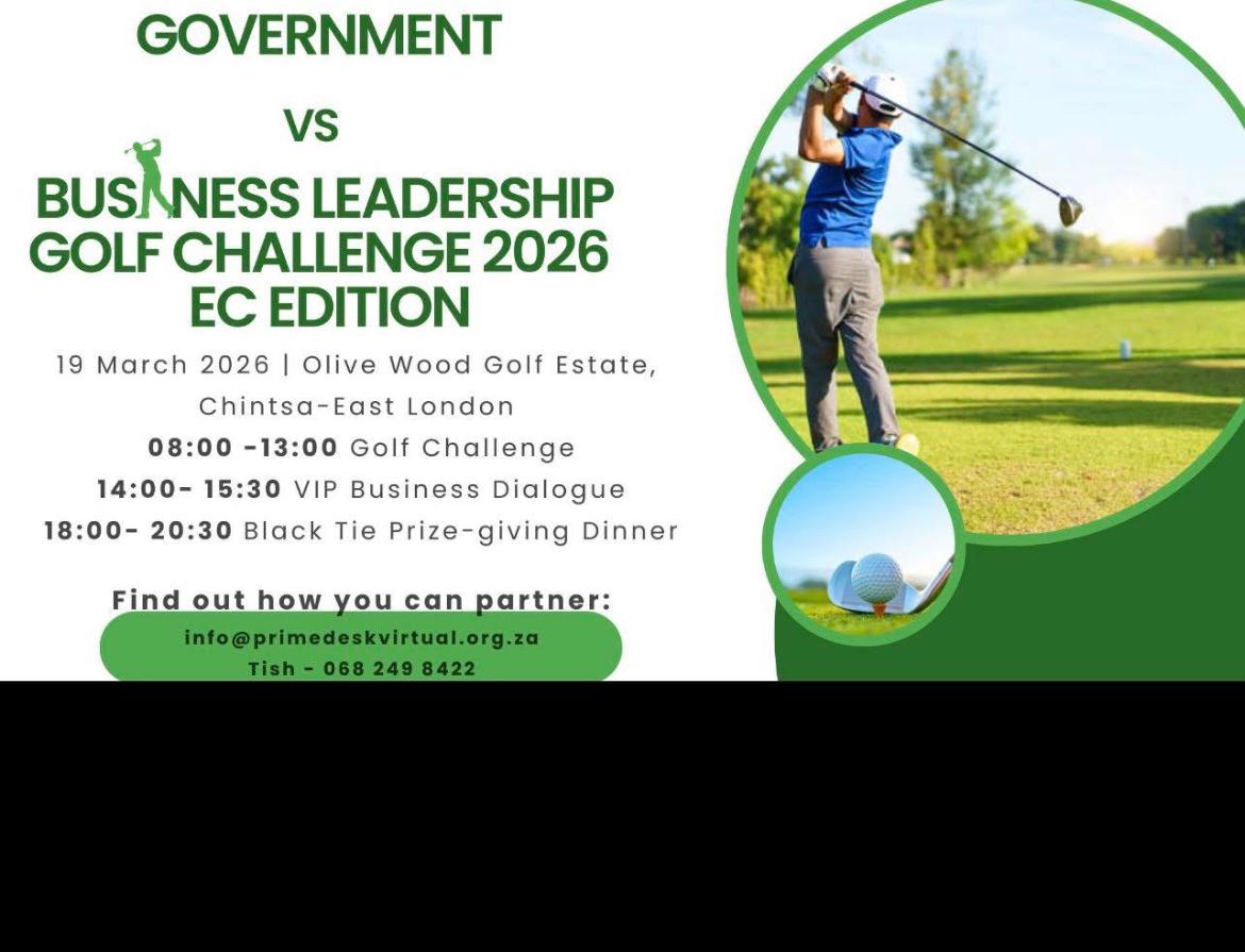 Government VS Business Leadership Golf Challenge 19 March 2026 Olive Wood Golf Esta