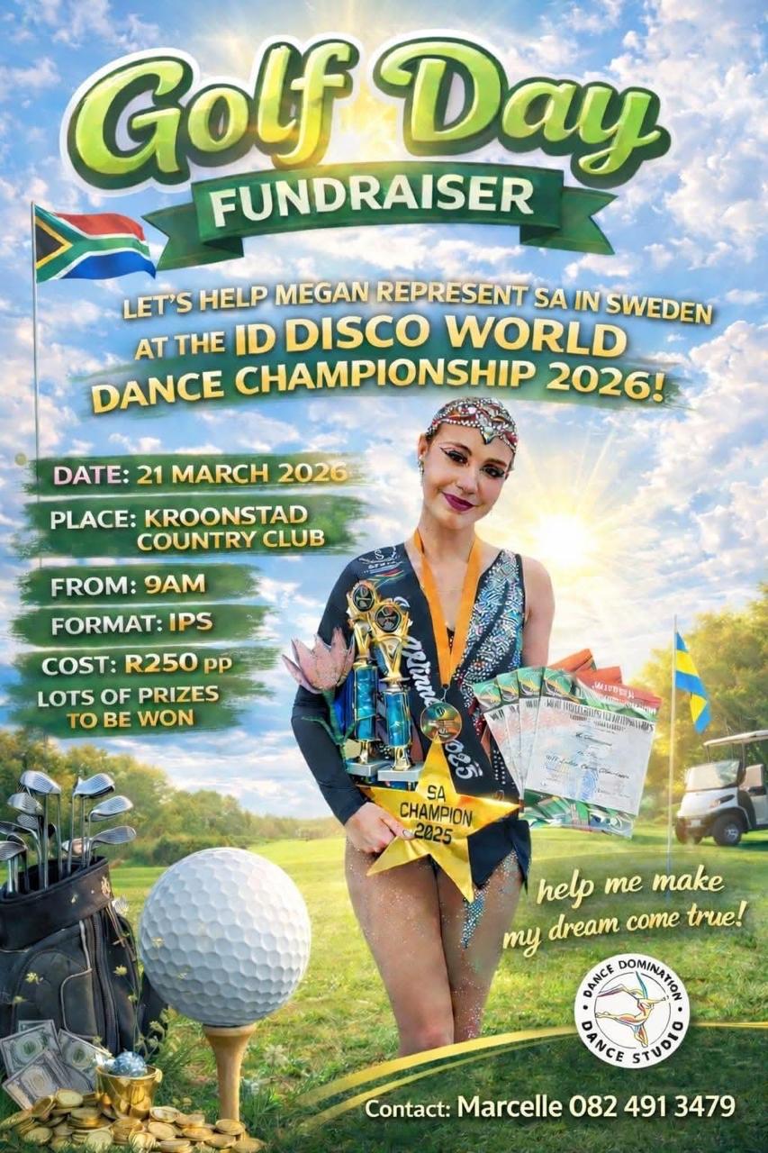 Disco World Dance Golf Day 21 MARCH 2026 Kroonstad Golf club