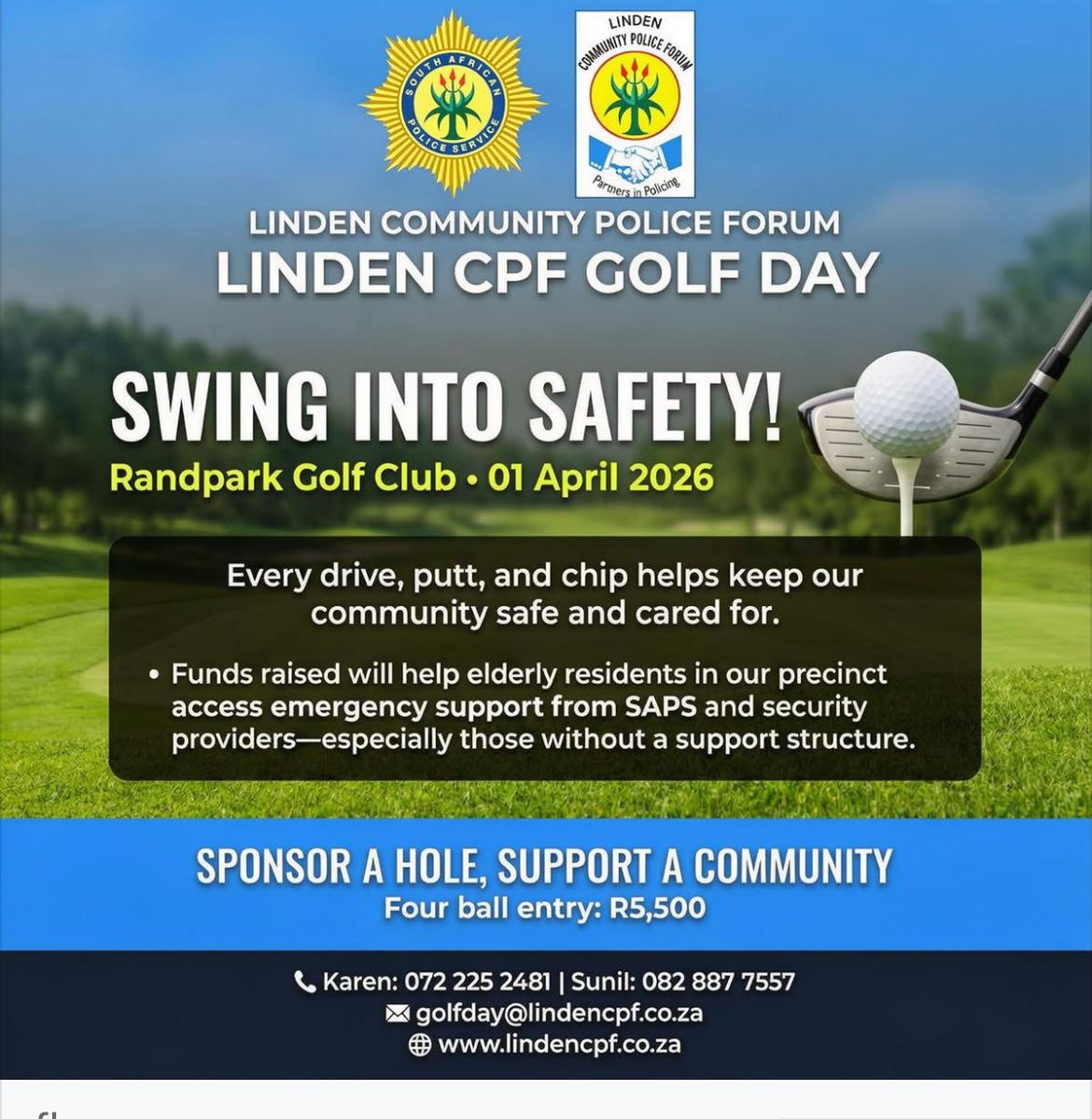 Linden CPF Golf Day 01 April 2026 Randpark Golf Club