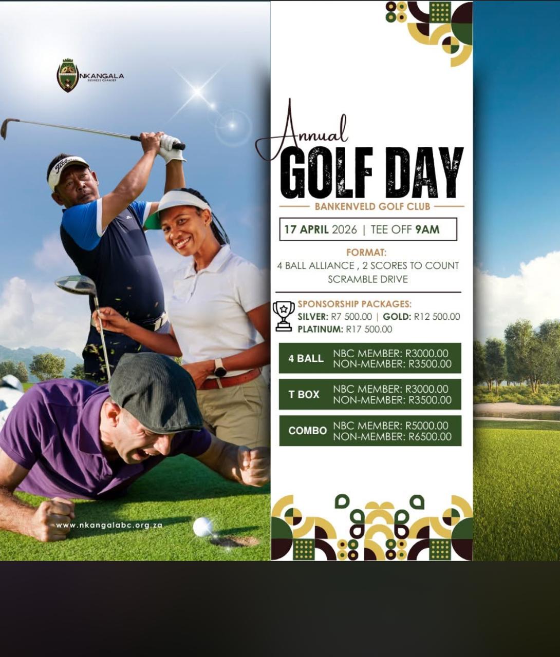 Annual Golf Day 17 April 2026 Bakenveld Golf Club