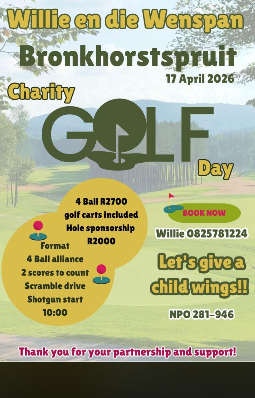 Willie en die Wenspan 17 April 2026 Bronkhorstspruit golf club