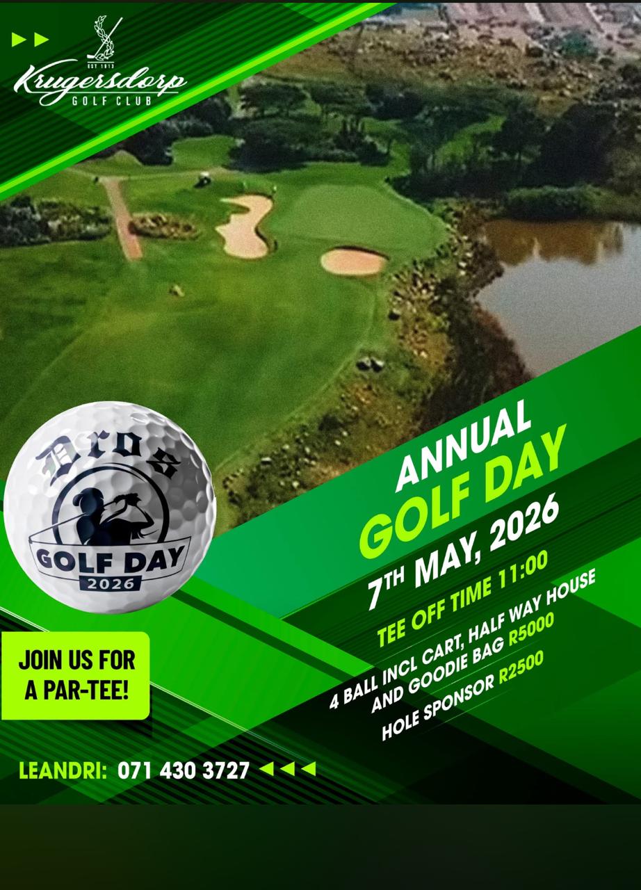 The Dros Golf Day 7 May 2026 Krugersdorp Golf Club
