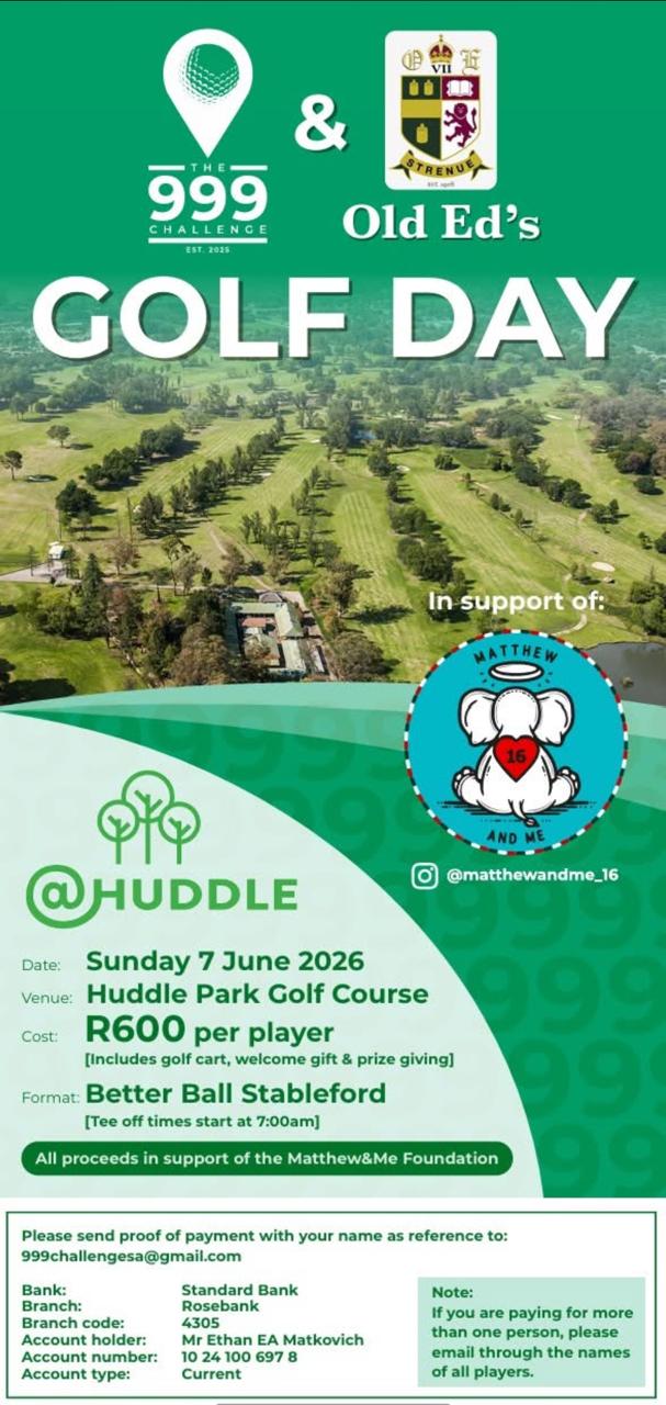 Old Ed's GOLF DAY 7 Jun 2026