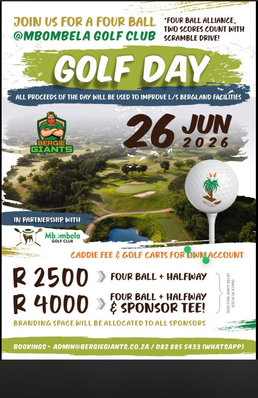 BERGLAND FACILITIES 26 Jun 2026 Mbombela Golf Club