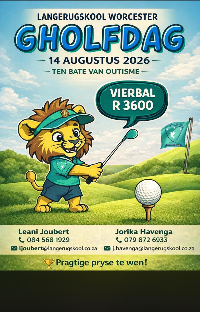 Langerug Skool Outisme Worcester Golf Club 14 Aug 2026