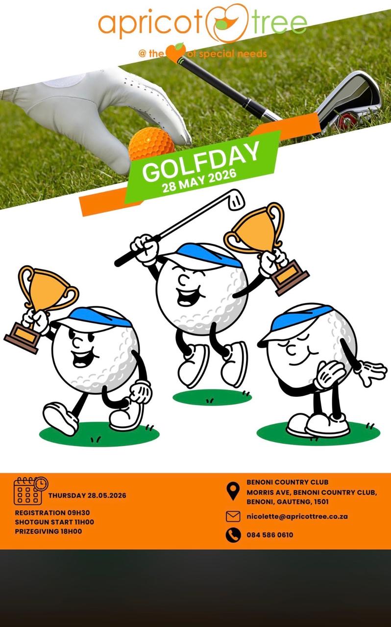 Apricot the of special needs Golfday 28 May 2026 Benoni Country Club