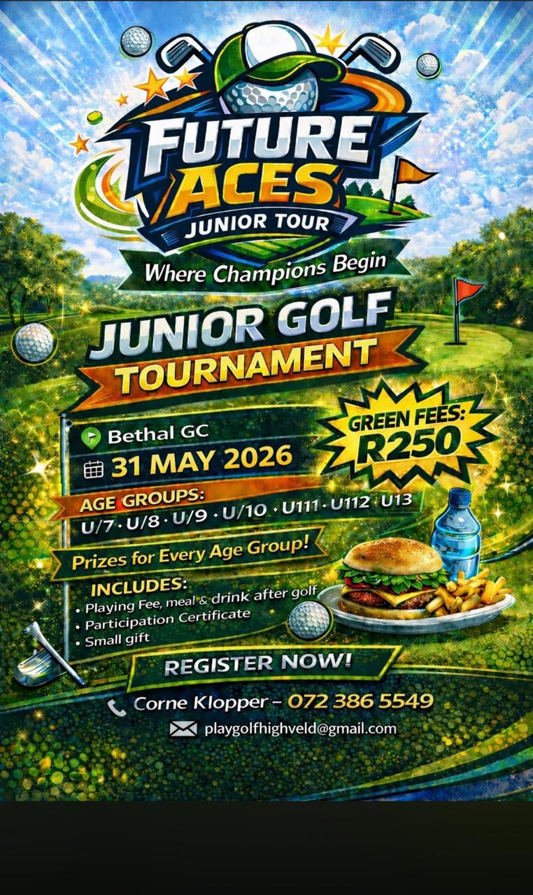 FUTURE ACES JUNIOR TOUR Bethal GC 31 May 2026