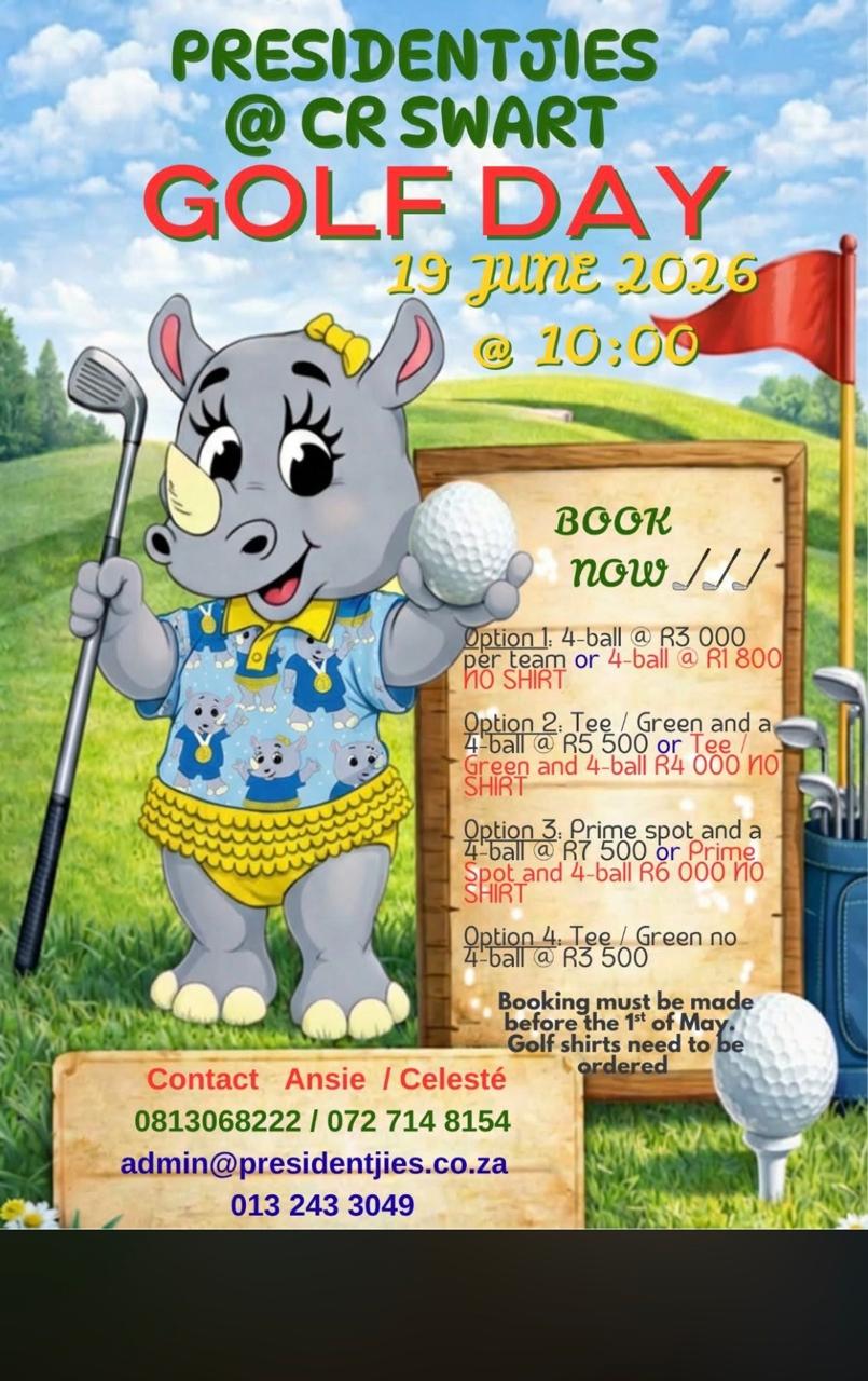 PRESIDENTJIES @CR SWART GOLF DAY 19 June 2026