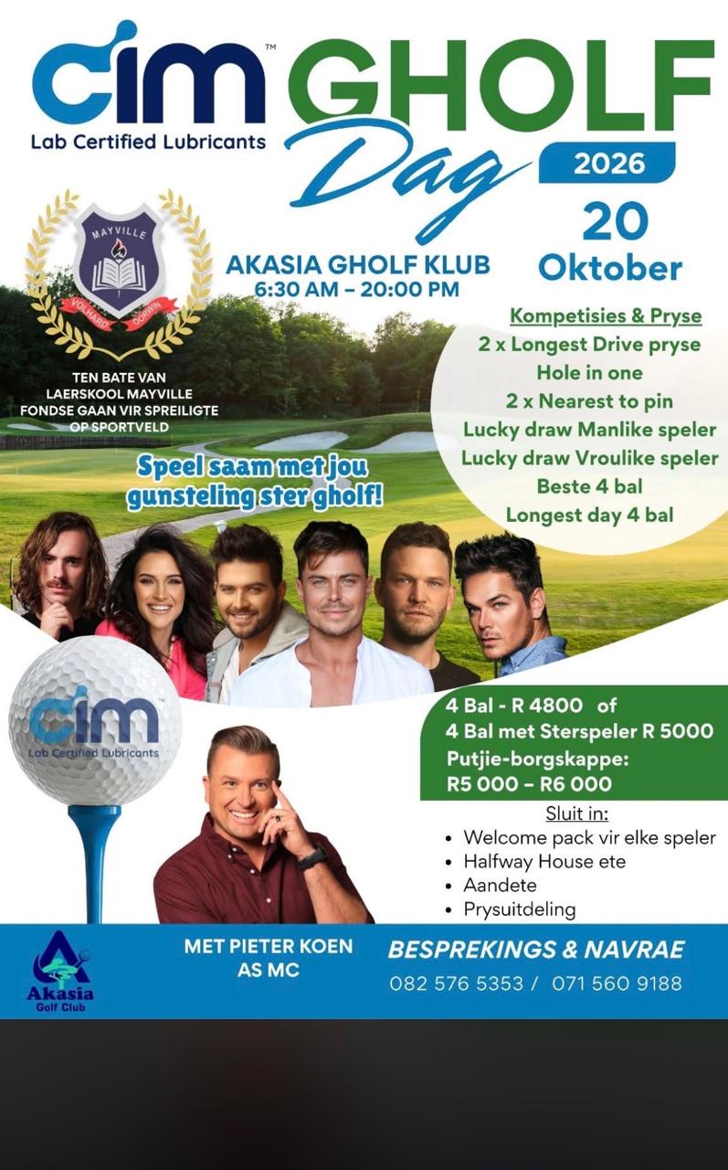 CIM Lab 20 Oct 2026 Akasia Golf Club Certified Lubricants MAYVILLE