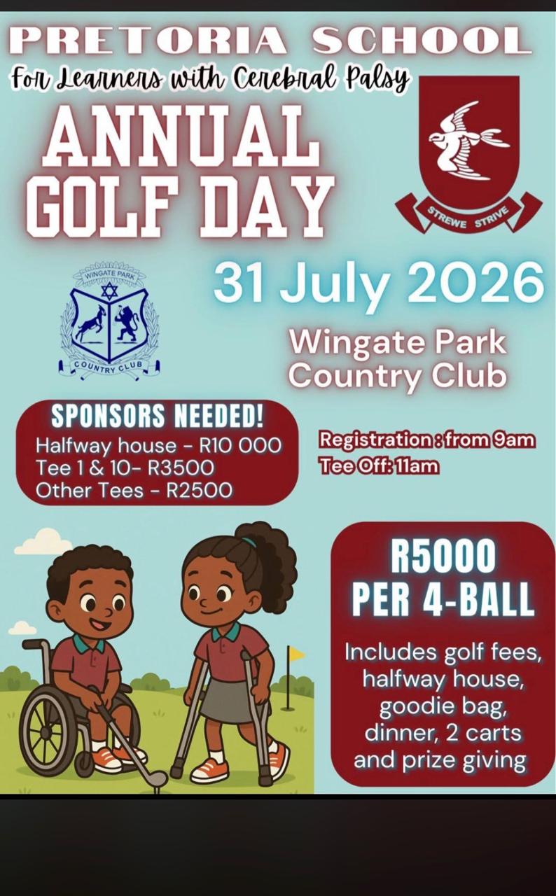 Pretoria School for Learners with Cerebral Palsy Wingate Park 31 Jul 2026