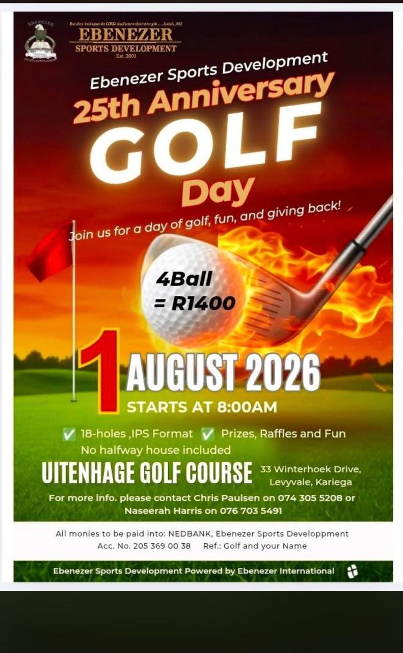 Ebenezer Sports Development Uitenhage Golf Course 1 Aug 2026