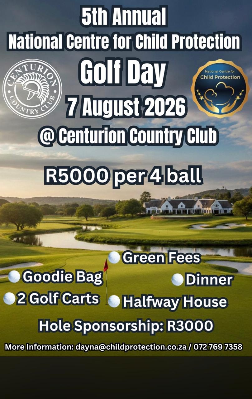 5th Annual National Child Protection Golf Day 7 Aug 2026 Centurion Country Club
