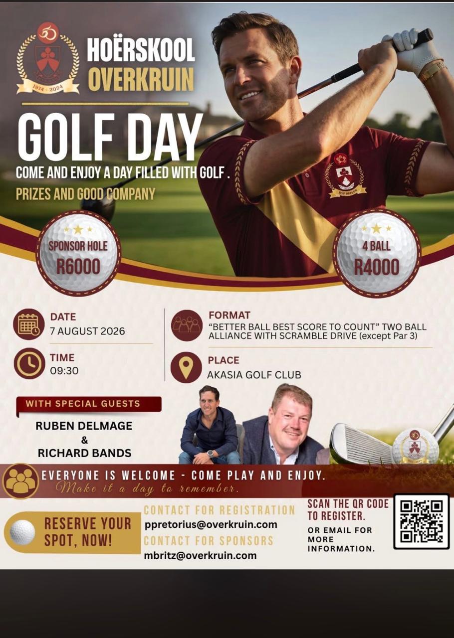 Hoërskool Overkruin Akasia Golf Club 7 Aug 2026