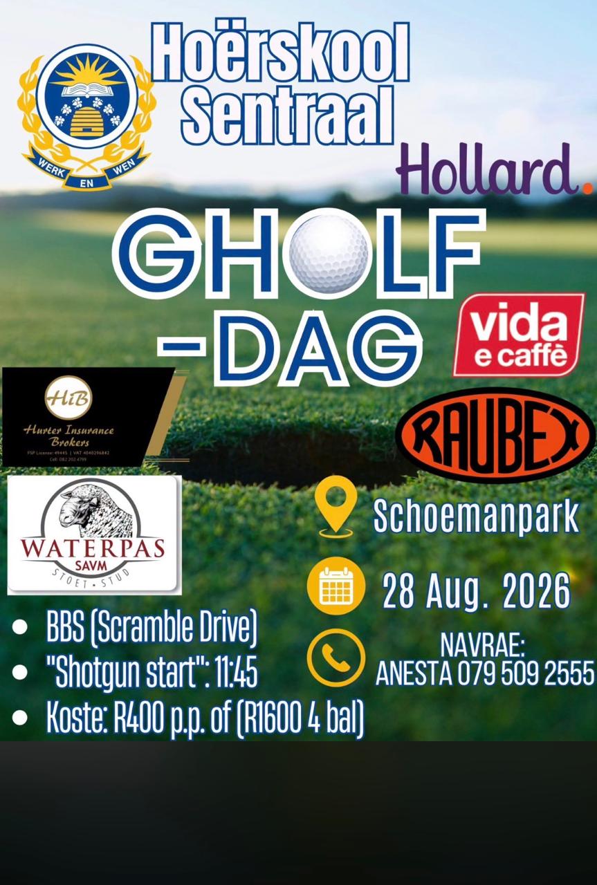 Hoërskool Sentraal Schoemanpark 28 Aug 26