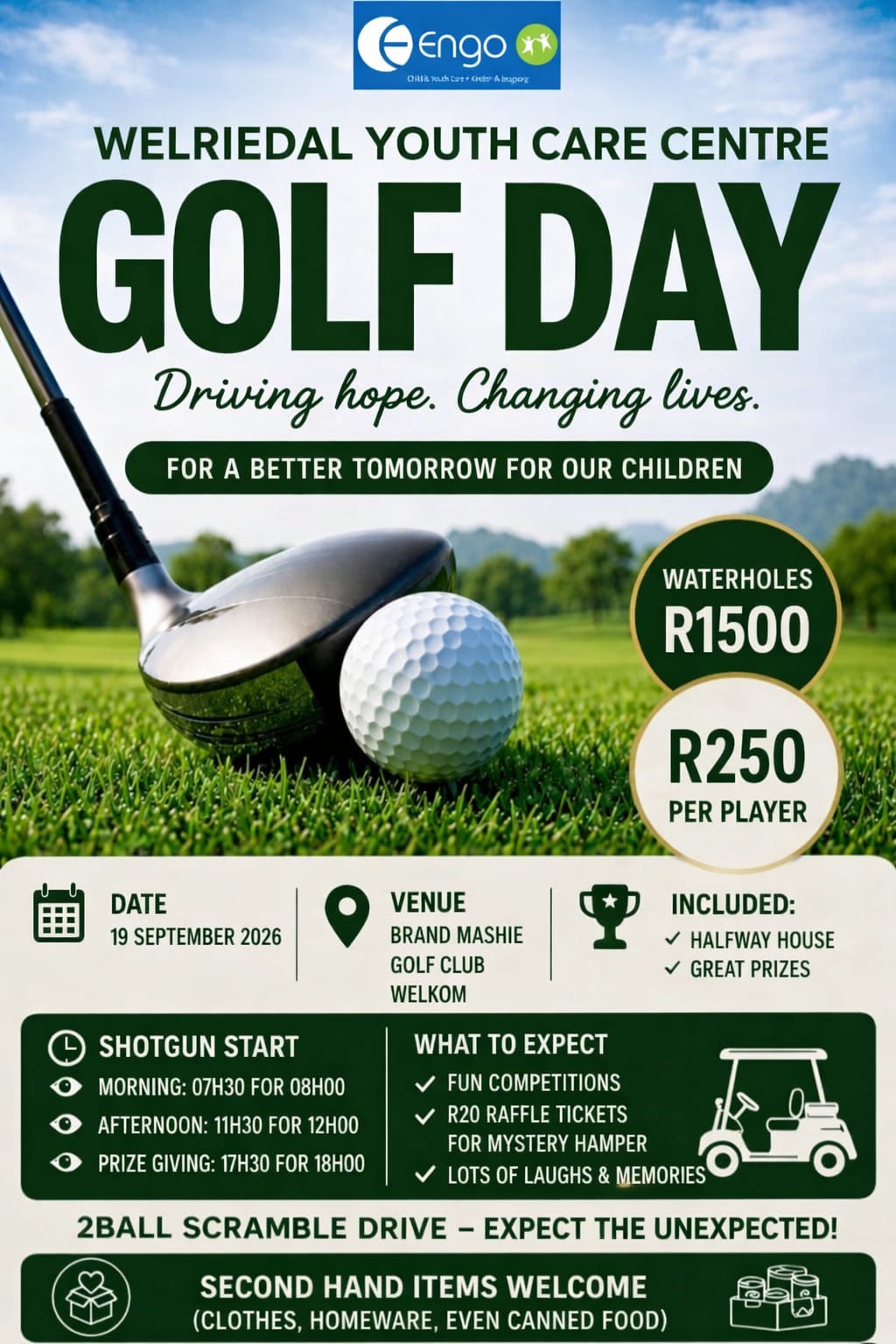 Engo Welriedal Jeugsorgsentrum Golf dag