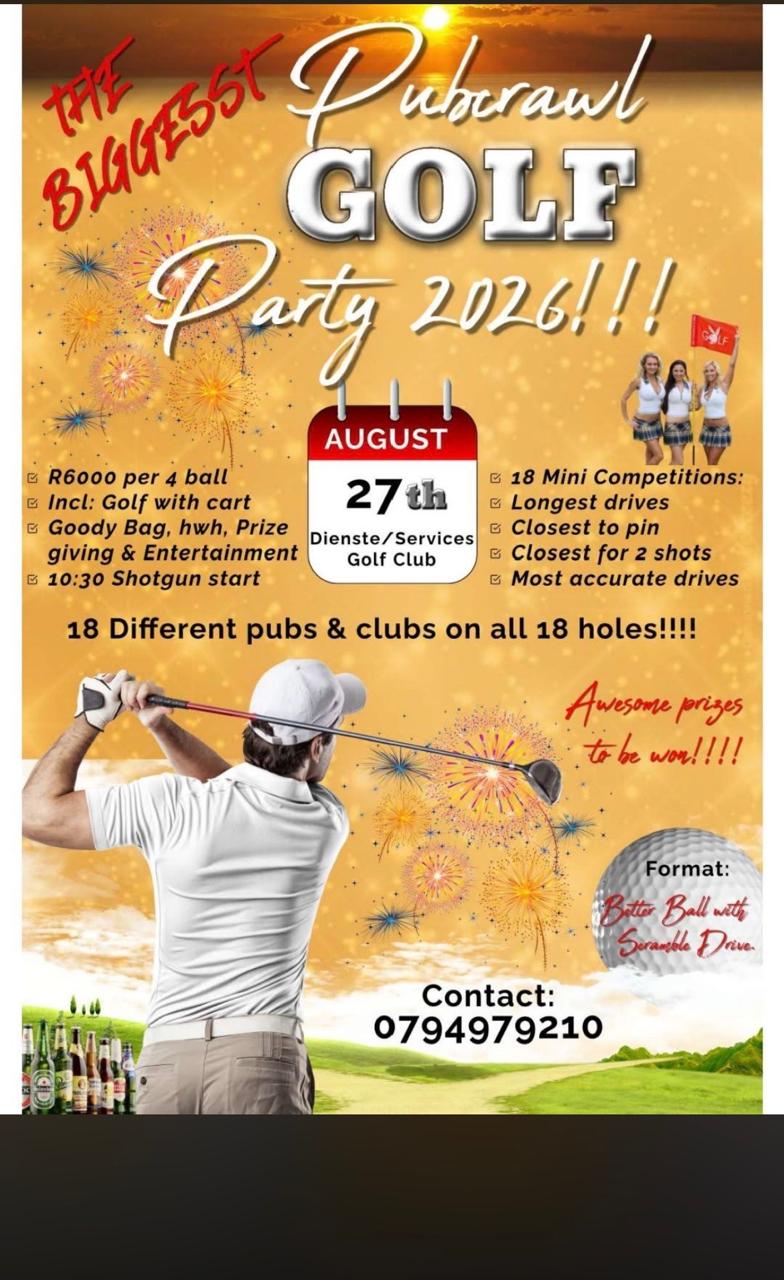 Pubcrawl GOLF Dienste Services Golf Club 27 AUG 26