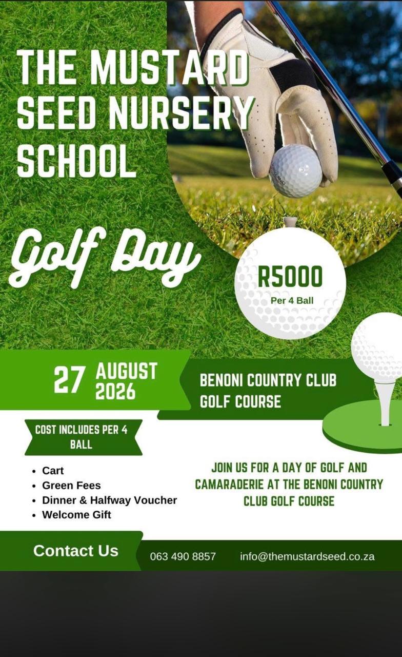 THE MUSTARD SEED NURSERY BENONI COUNTRY CLUB 27 AUG 26