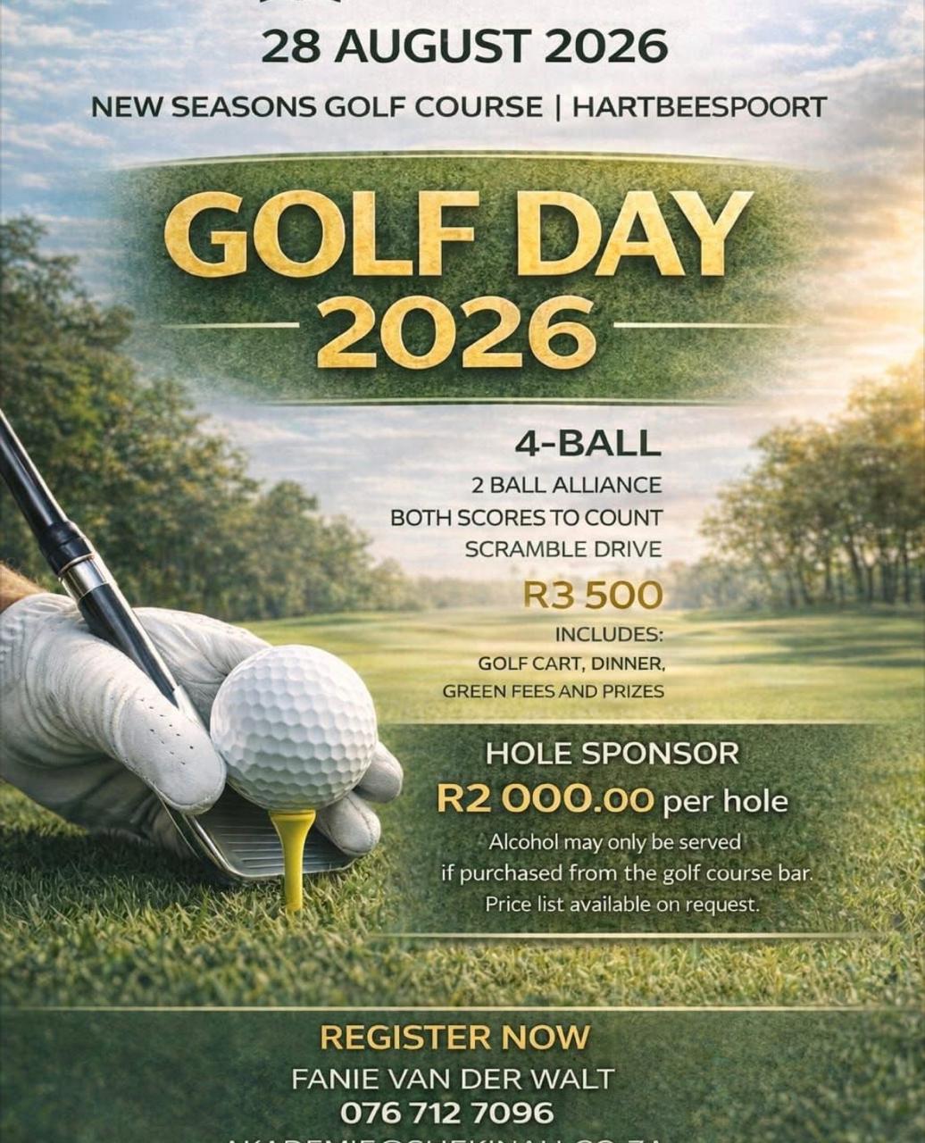 HARTBEESPOORT SEASONS GOLF COURSE 28 AUG 26