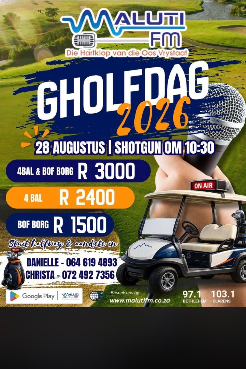 MALUTI FM GHOLFDAG BETHLEHEM Golf Club 28 AUG 26