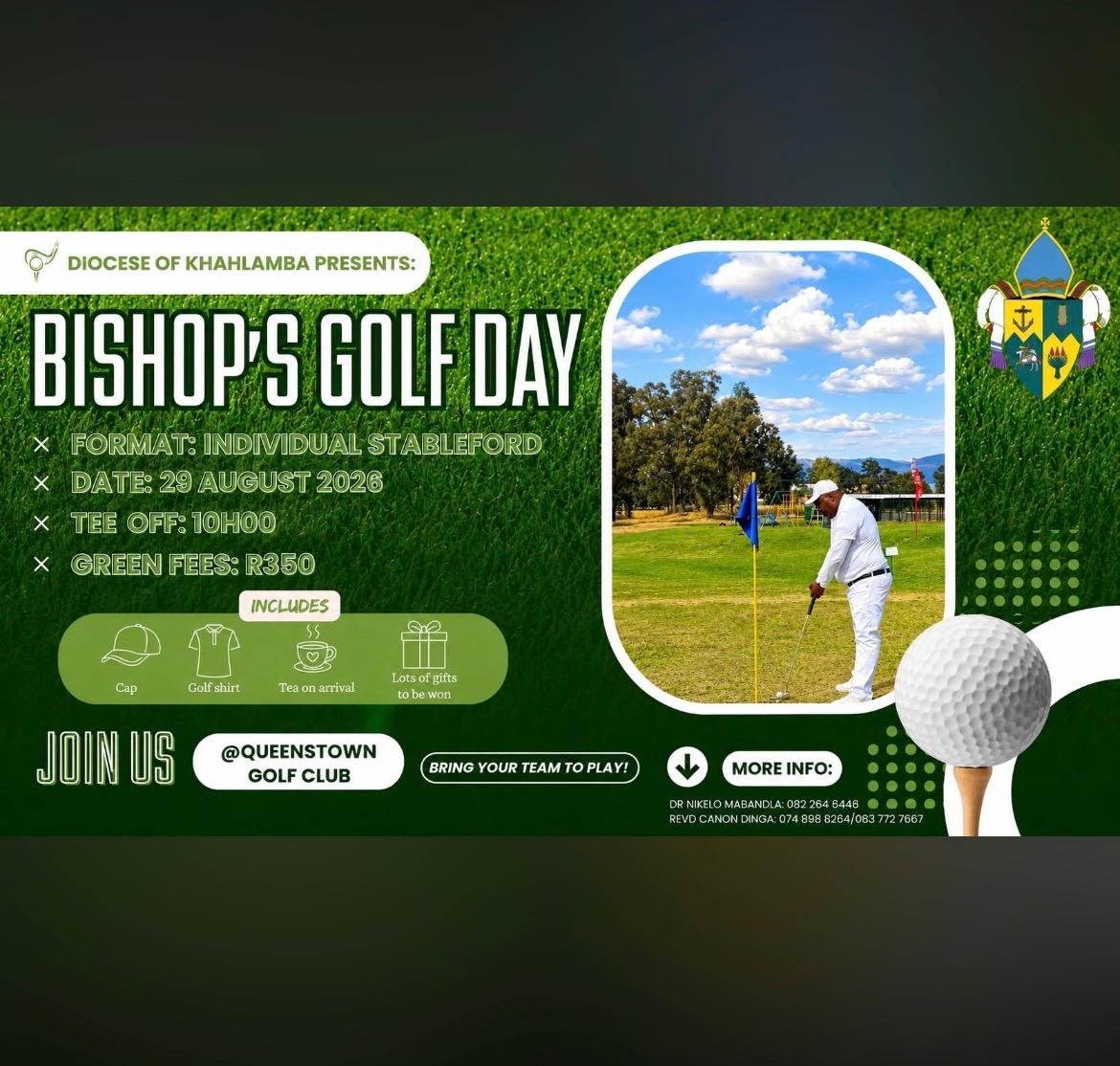 BISHOP'S GOLF DAY QUEENSTOWN GOLF CLUB 29 AUG 26
