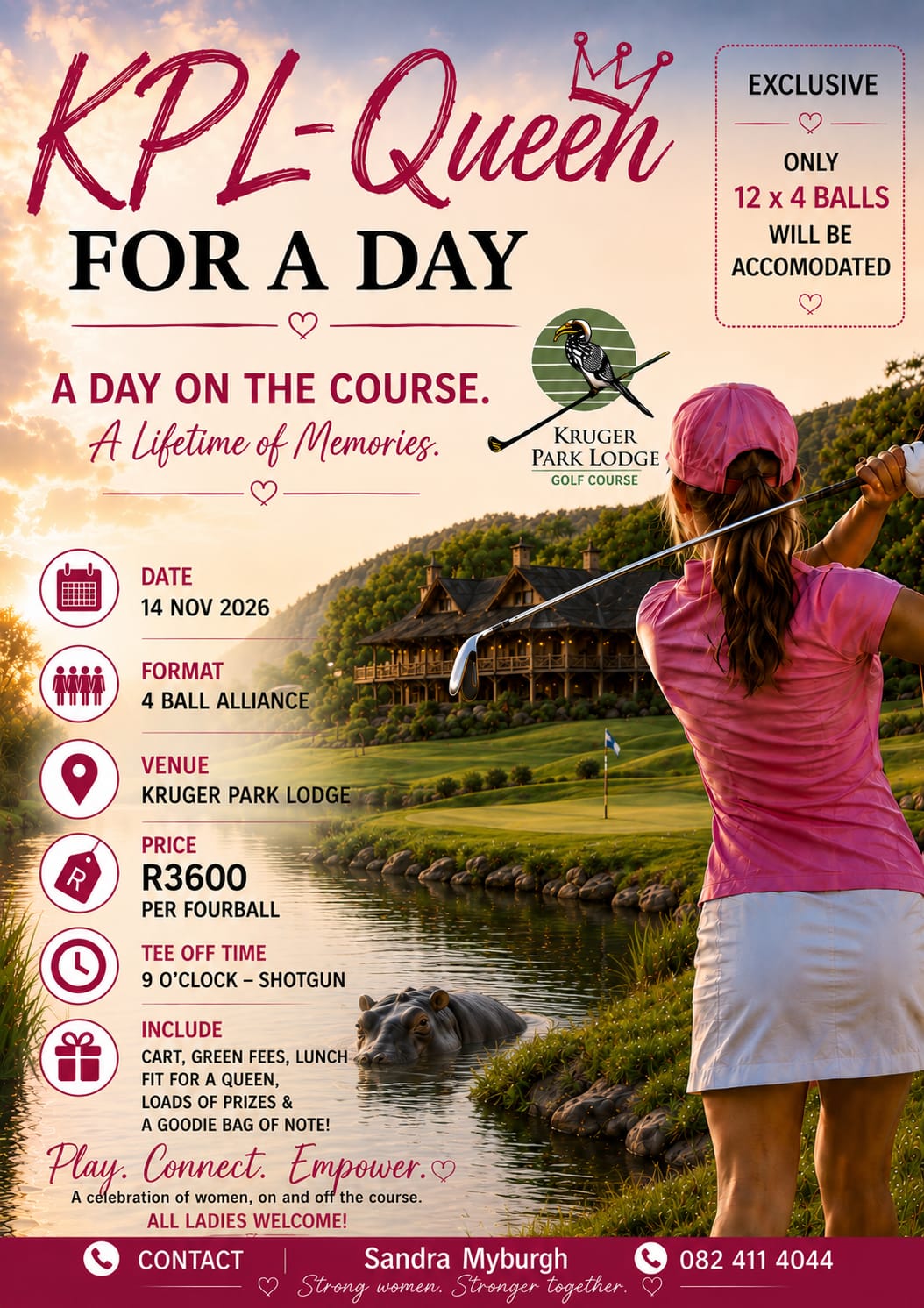 KPL-Queen FOR A DAY KRUGER PARK LODGE GOLF 14 Nov 26