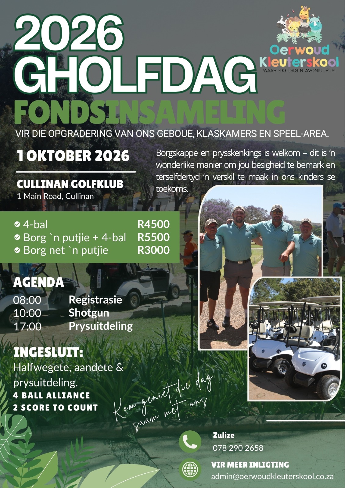 Oerwoud Kleuterskool Gholfdag 2026